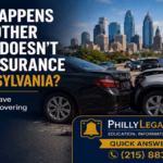 I-95 car crash in Philadelphia illustrating what happens if the other driver doesn’t have insurance in Pennsylvania.