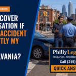 Drivers speaking with a police officer after a Pennsylvania car accident involving disputed fault.